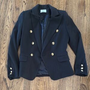 Lioness Black and Gold Tailored Blazer